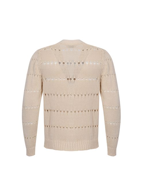 Cardigan traforato in cotone Desert DANIELE FIESOLI | DF 4070DESERT